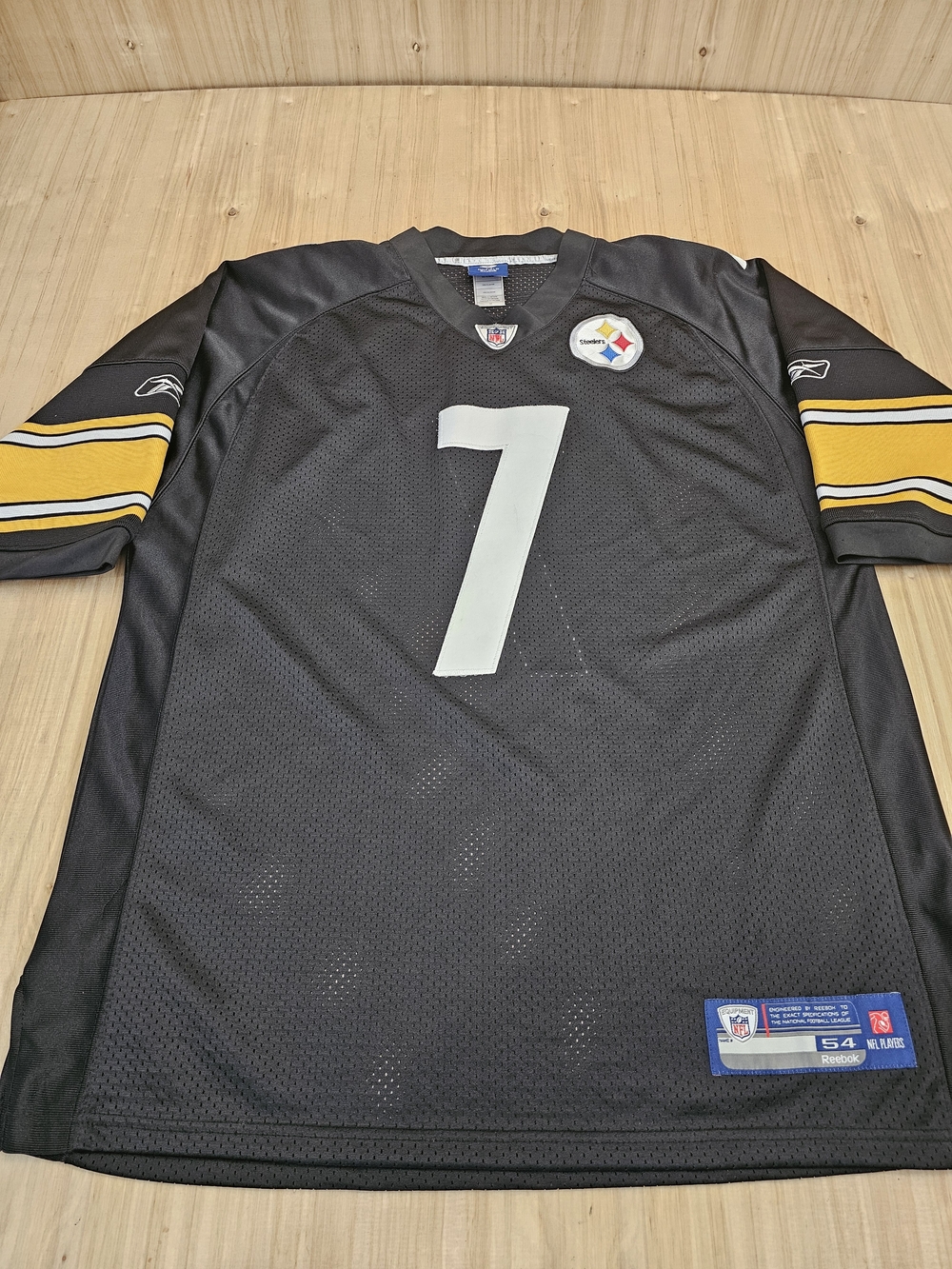Pittsburgh Steelers Reebok Black/ Gold Roethlisberger Jersey #7